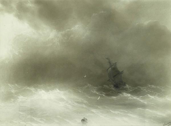 Ivan Aivazovsky A Strong Wind China oil painting art
